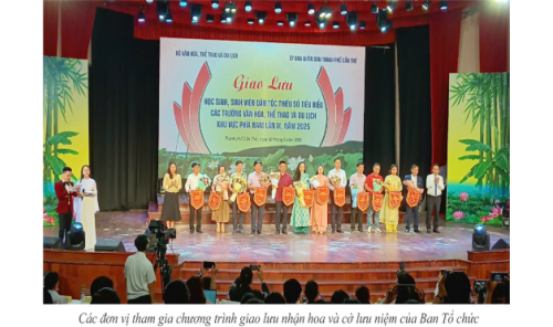“Giao lưu học sinh, sinh viên dân tộc thiểu số tiêu biểu các trường Văn hóa, Thể thao và Du lịch khu vực phía Nam lần IX, năm 2025” tại thành phố Cần Thơ
